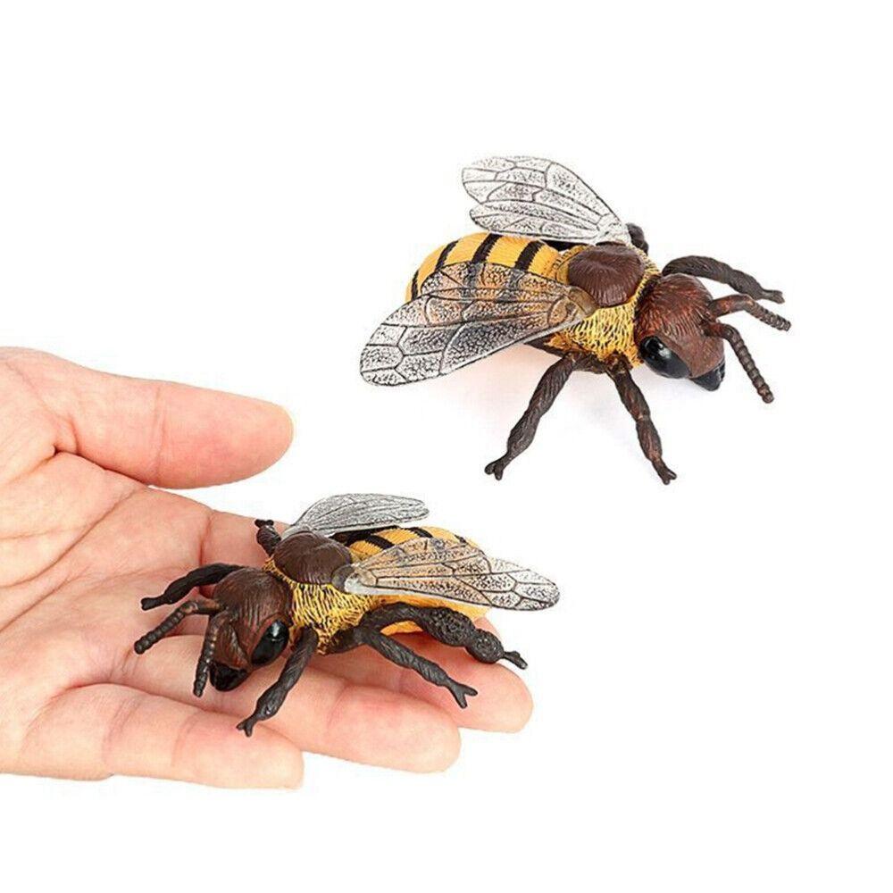 Plastic Bee Ornaments Simulated Insect Toy New Lifelike Model Child