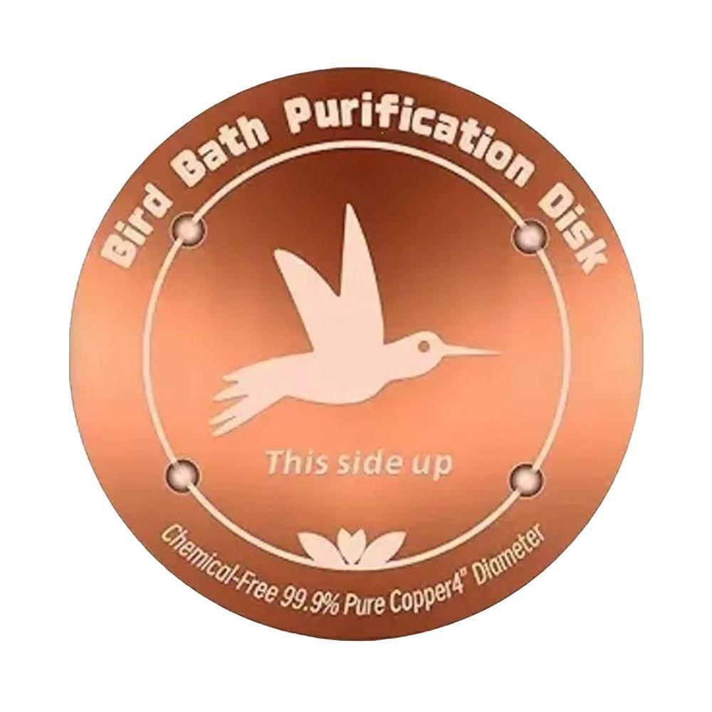 10cm Bird Bath Disk Round Cleaning Plate Bird Bath Water Fountain  for Garden Patio Lawn Fountain