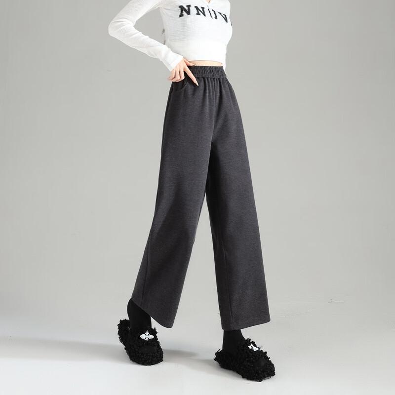 TonLion 2025 Women's Wool Blend Cropped Cigarette Pants