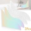 2 Pièces Garde-Éclaboussures de Douche Auto-adhésif Transparent Coin de Baignoire Protection Acrylique Imperméable Accessoires de Salle de Bain Fournitures pour la Maison
