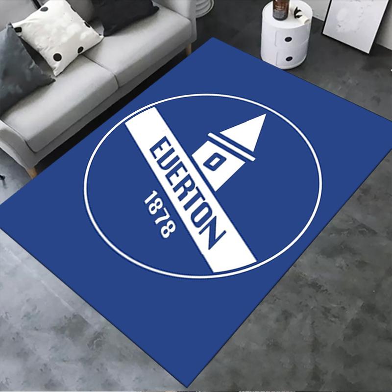 Nuovo Tappeto Everton FC 2025 per Soggiorno Camera da Letto Casa Decorazione Divano, Tappetino Antiscivolo per Giochi Bambini40