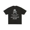 X Neighborhood Collaboration Fw25 Skull Print Graphic Crew Neck Short Sleeve T-Shirt Unisex T-Shirt P29TS103