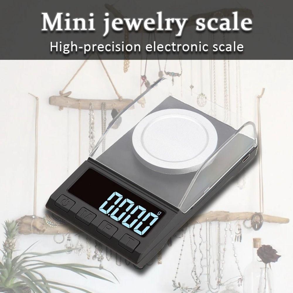 200g/100g/50g/20g/10g 0.001g Precision Digital Scale High Precision Weight Milligram Scale  Lab