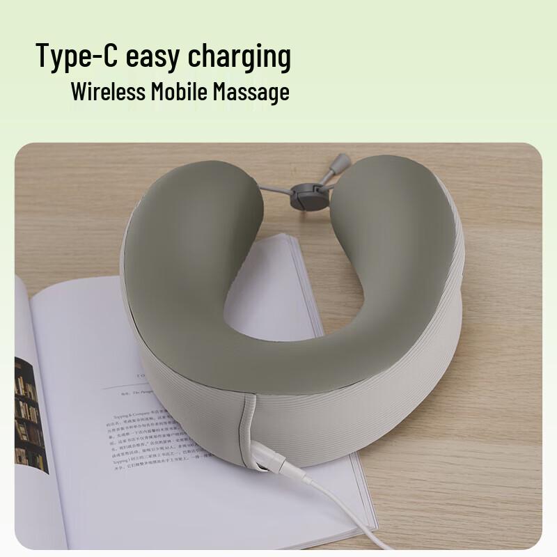 Lefan Cooling Memory Foam U-shaped Neck Massager Pillow