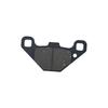 YX Brake Pads: Semi-metallic, Black, Square Hole, ATV Compatible (350102-102-0000).