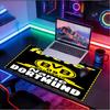 Custom Name Personalized Borussia Dortmund Pattern Mousepad, Laptop PC Desk Mat, Decorative Desk Mat for Home Keyboard Pad Gift