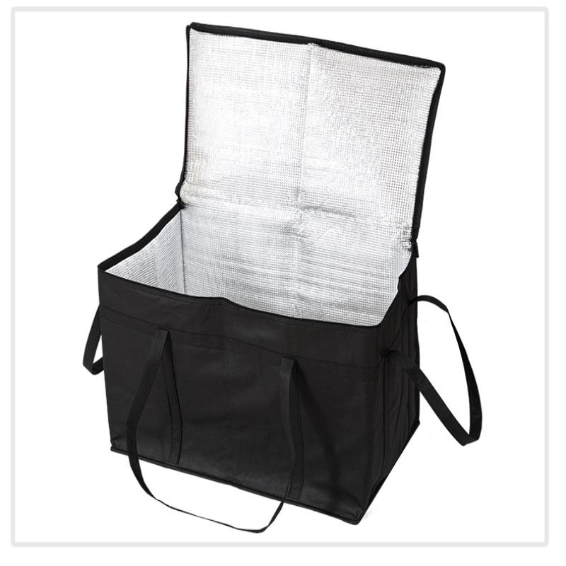 Xxxlsize Large-Capacity Insulated Bag, Reusable, Three-Layer Insulated Pizza Delivery Bag, Portable Waterproof Refrigeration Bag