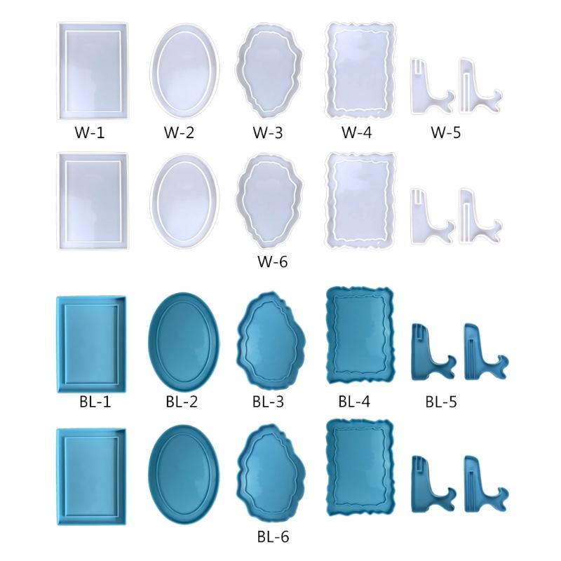 DIY Retro Picture Frame Resin Mold Relief Photo Frame Silicone Mold Epoxy Resin Casting Molds for Home Decorations