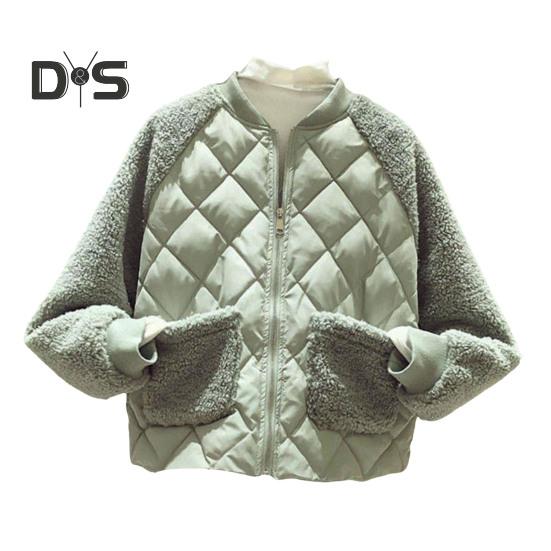 

Женское зимнее пальто с двойными карманами, флисовая лоскутная подкладка, толстый круглый вырез, длинные рукава, застежка-молния, теплая верхняя одежда для отдыха на открытом воздухе 3XL зелёный