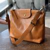 Bolsas de ombro casuais de couro genuíno de grande capacidade, simples, macias, de couro de vaca, cor sólida, bolsas crossbody