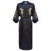 Herrenbekleidung im ethnischen chinesischen Stil, Herren-Dalong-Bademantel, Bademantel, Drachenrobe, Tang-Anzug, Pyjama, Nachthemd, Home Service, bestickter Dalong