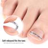 Bionic Nickel-Titanium Alloy Nail Corrector with Double Wings for Ingrown Nail, Nail Groove, and Curl Correction; Invisible and Adjustable.