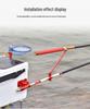 Universal Fishing Tackle Set: 3-Piece Tackle Box with Rod Pod Holder, Fish Keeper, Bait Tray & 4-Piece Umbrella Holder