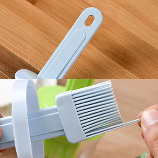 Oil Brush Dispenser 2-in-1 High-Temperature Resistant Oil Pot with Brush Cooking Oil Applicator for Frying Baking BBQ And Air Fryer