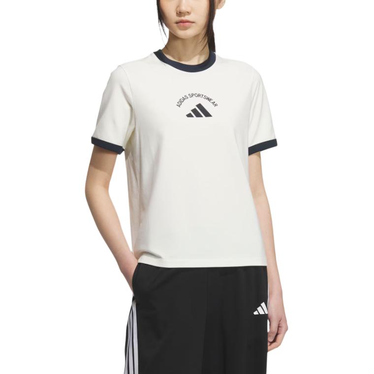 Adidas Short Sleeve T-Shirt Round Neck Simple Casual Women Tops KC0058