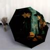 1pc Harry Potter Automatic Open/Close Umbrella Sturdy Iron Frame, Compact Travel Umbrella - Perfect Gift for Women, Men A0829135