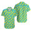 Loose Hibiscus Men's Shirt Short Sleeved Floral Beach Hawaiian Shirts Popular Bright Quick Dry Tops Customized Avatar Clothes