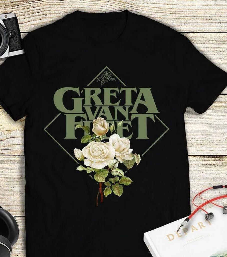 Van Greta Fleet T-Shirt Tour 2023 Black Size S-5xl All Unisex Gift PA271