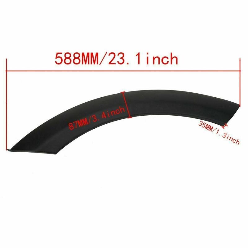 For Mini Cooper 2002-2008 Wheel Arch Trim Fender Flare Wheel Eyebrow Upper Fender Protector Lip Arch Extenders Scratch Proof
