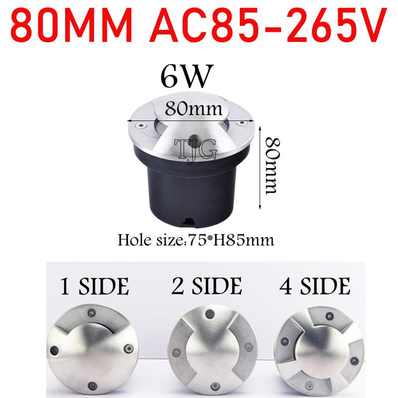 Éclairage Extérieur 10W 6W 3W Jardin Cour Escaliers Sol Terrasse Lampes LED Encastrées Enterrées Spot LED Souterrain AC110 220V