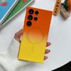 Luxury Gradient Color Silicone For Magsafe Case For Samsung Galaxy S24 S23 S22 Ultra Plus Wireless Charge Shockproof Cover Cases