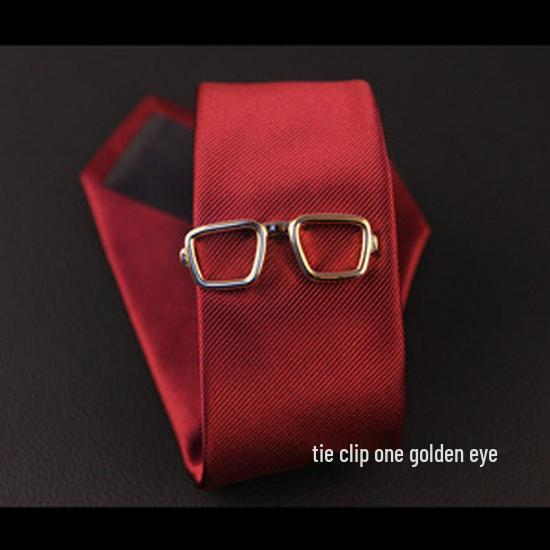 Men's Stylish Silver & Gold Tie Clip Set - Modern, Sleek Designs