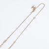 CHANEL G26C Rhinestone CC Logos Pearl Bambi Necklace Light goldUsed
