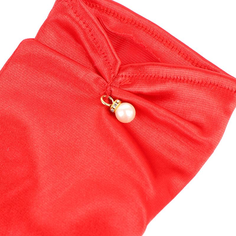 Dámské Svatba Nevěsta Krátké Rukavice Saténové Plné Prsty Délka na Zápěstí Párty Rukavice