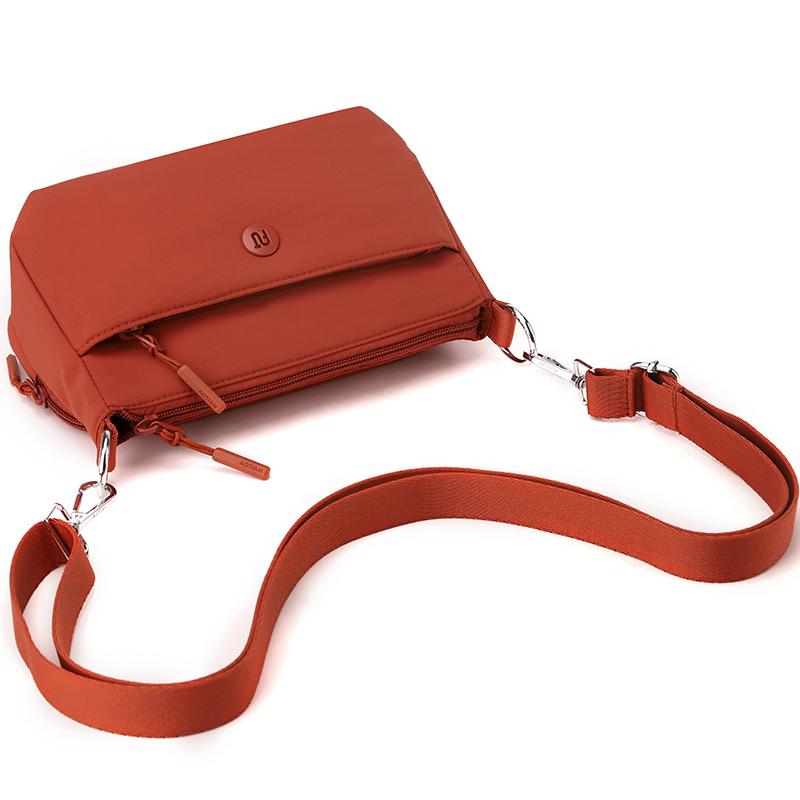 Women's Bag Solid Color Shoulder Bag Multi-Compartment Crossbody Bag