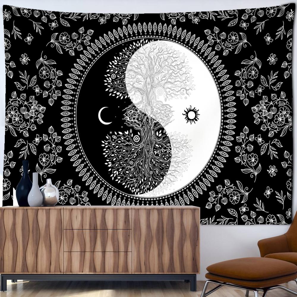 Indian Mandala Tapestry Wall Hanging Bohemian Art Hippie Tapiz Witchcraft Dormitory Bedroom Room Home Decor