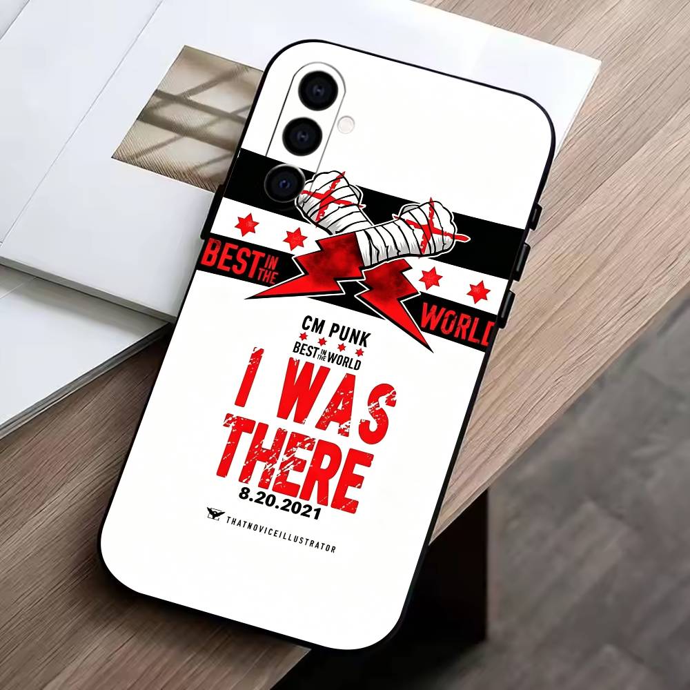 CM P-Punk   Phone Case For Samsung Galaxy A73,A72,A71,A70,A53,A52,A51,Others Soft Black Cover