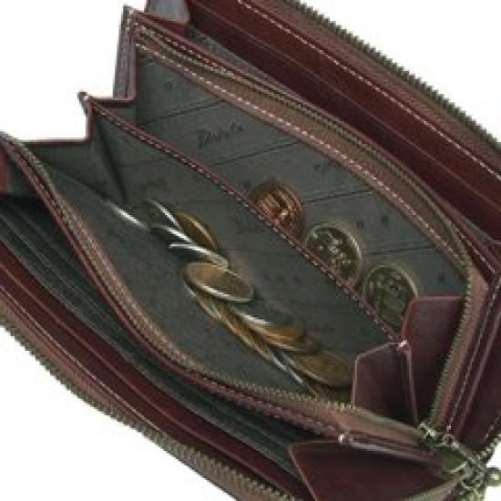 Dakota Long Wallet Zipper 0035897 Fons Series Red [Dakota] L-shaped DA-35897-30