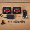 Motorcycle LED Eyes 12-36V Waterproof Animated Remote Control Motorcycle Headlight Safety Lights for Electric Bicycles Tricycles
