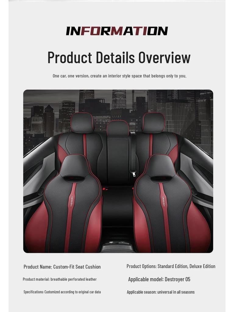 BYD Destroyer 05 All-Season Leather Car Seat Covers - Full Coverage and Custom Fit
