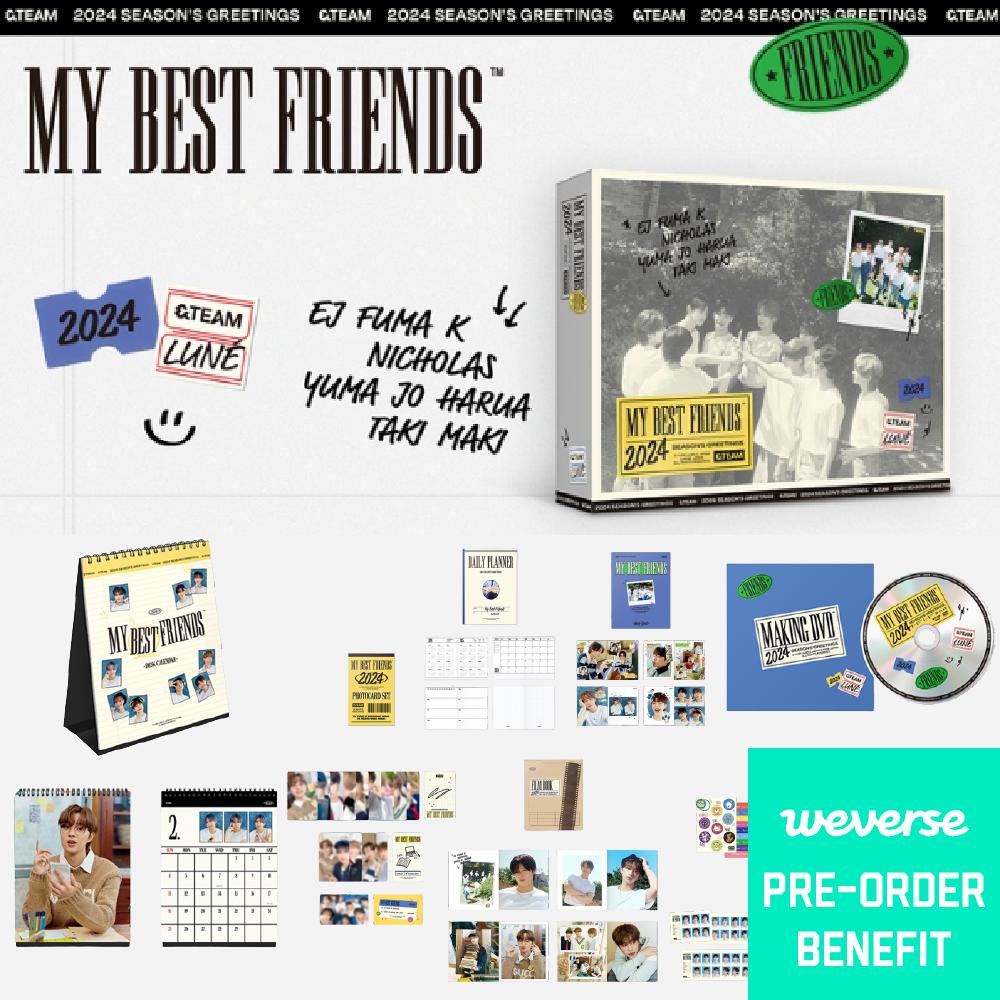 

Оформите предзаказ &TEAM 2024 Season s Greetings MY BEST FRIENDS & Weverse POB