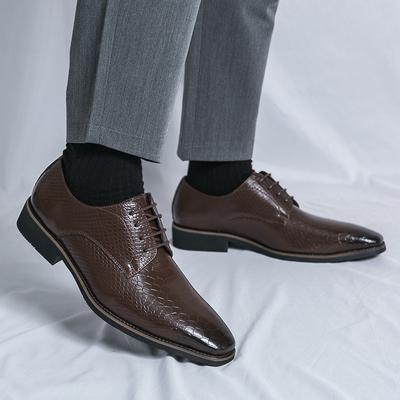 Oversized New Leather Shoes, Fashionable Business Trend, Formal Shoes, British Style Men's Leather Shoes