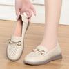 Comfortable Tiring For Middle-Aged And Elderly People In Summer Single Shoes Soft Sole Non-Slip Hollow Breathable Versatile