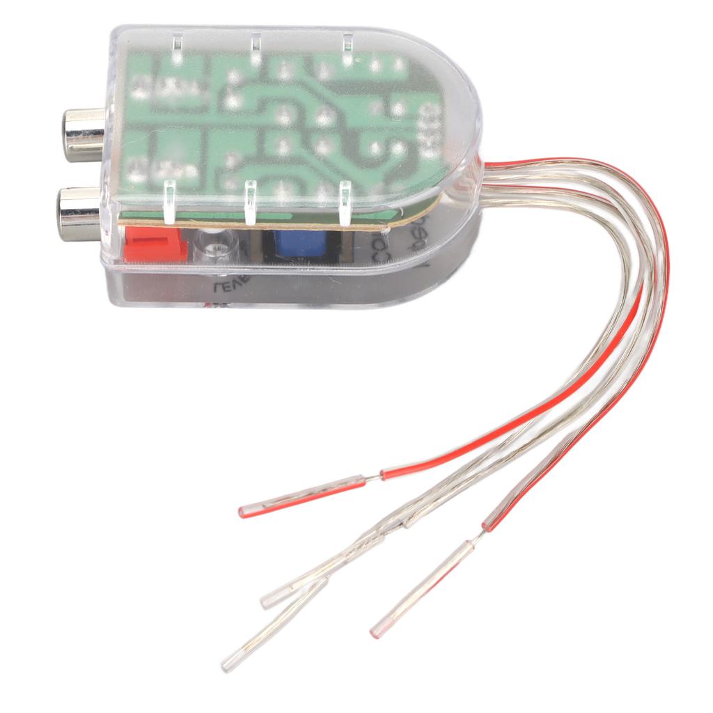 Car Speaker High To Low Impedance Converter RCA Wire Output Plug and Play for CD VCD DVD Player