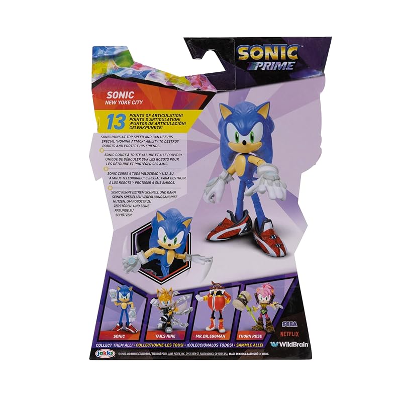 sonic prime 5 inches sonic articulated action figures Perfect for any fan! Mr.Dr.Eggman Tails Nine Let's collect them all together with Thornrose.