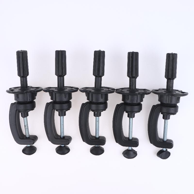 1/2Pcs Adjustable Plastic Mini Wig Head Stand Table Clamp Hair Accessory Tool Training Mannequin Holder For Wig Making
