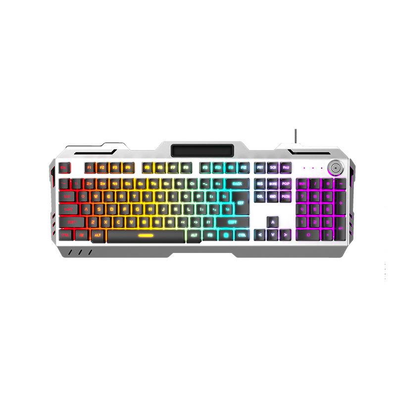 GX810 Wired Gaming Set: Mechanical Feel Keyboard, Mouse & Luminous Headset for Esports and Office.