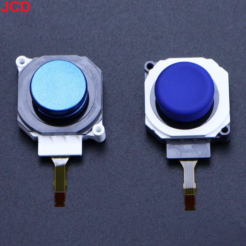 JCD 1pcs For 3DS 3DSXL 3DSLL Game Controller Metal Analog Stick Cap 3D Joystick Cap For New 2DS 3DS LL XL Thumbstick Button