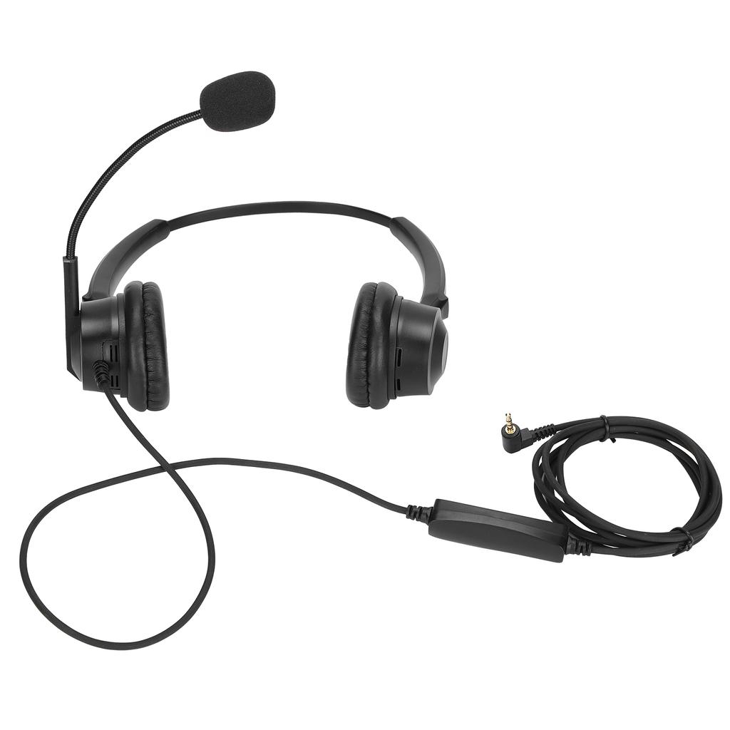 H600D‑2.5‑MV Customer Service Headset Support Volume Adjustment Telephone Headset with Noise Reduction Microphone