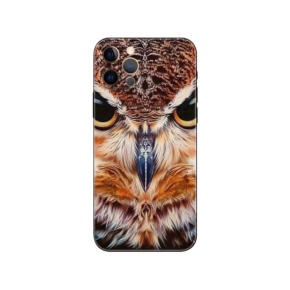 Husa de telefon cu bufniță animală pentru iPhone Samsung Galaxy Redmi Xiaomi Oppo OnePlus Note SA 7 8 9 10 11 12 13 14 20 21 22 23 53 54 Pro Max Plus Ultra TPU moale