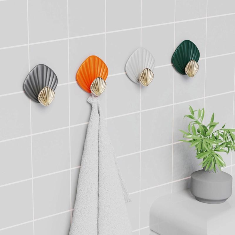 Durable Adhesive Hook Towels Bags Caps Organizer Hook Hanger Nail Drilling Free