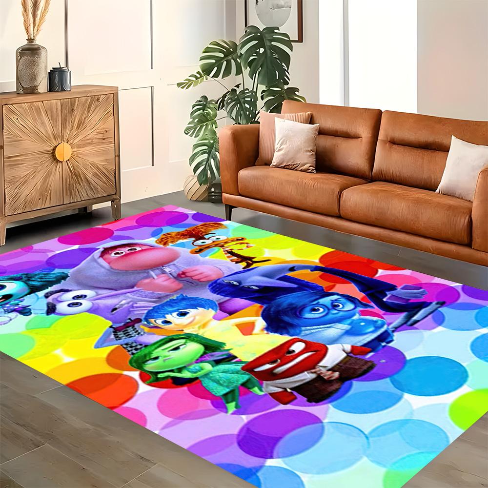 Inside Out Emotions Adventure for Living Room Rug, Bedroom, Study Room, Hallway Decoration, Perfect for Home Decoration or Holiday Gifts