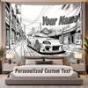 Fantasy Magic (95) Theme Custom Tapestry Personalized Custom Name Text Wall Hanging Tapestry Home Decor Background Cloth