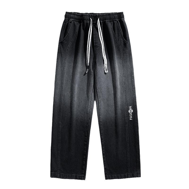 Большие джинсовые мужские свободные повседневные брюки — фото 5