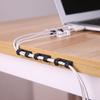 20Pcs/Lot New Wire Clips Organizer Self-Sticking Cable Storage Organizer USB Wire Holder Hanger Management for Desk or Wall