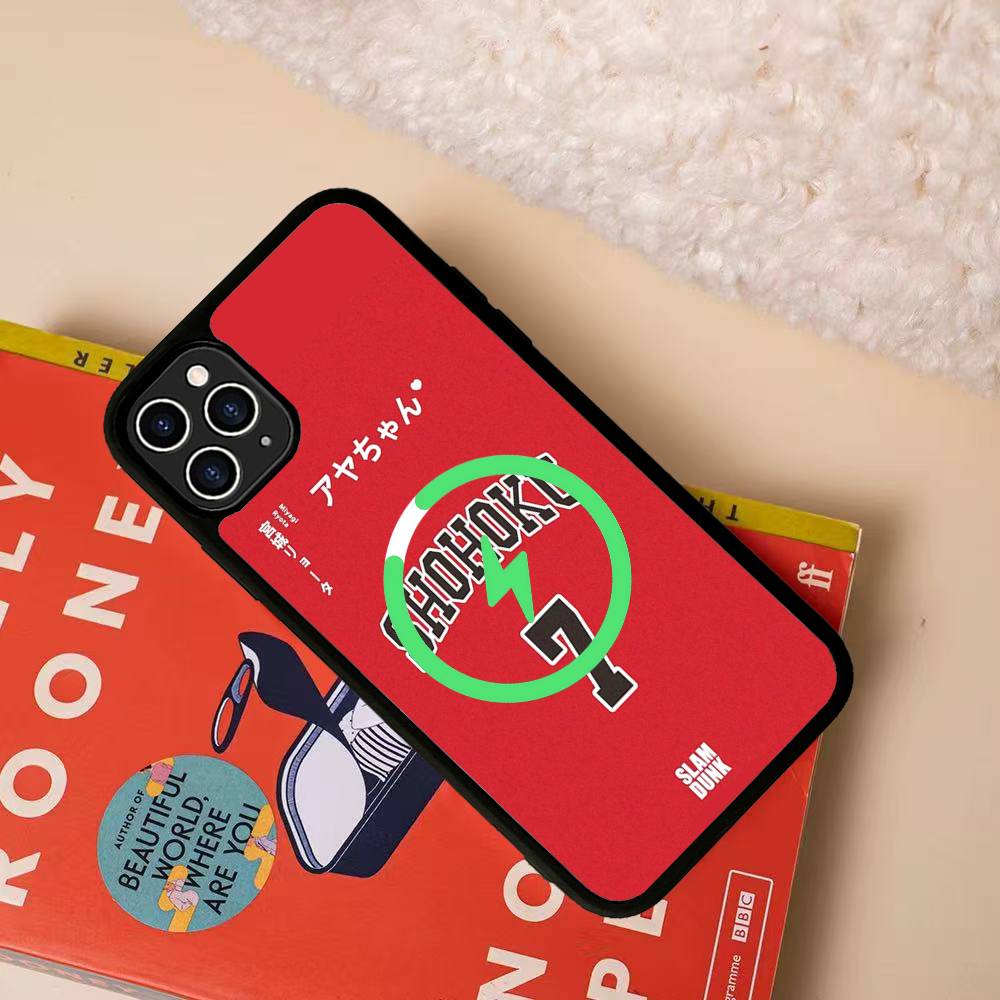 

Lovely Anime S-Slam D-Dunk For Magnetic Wireless Phone Case For IPhone 11 12 13 14 15 16 17 Pro Max Plus Cover For iPhone 17